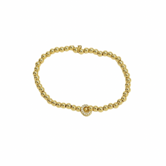 Initial Bead Bracelet