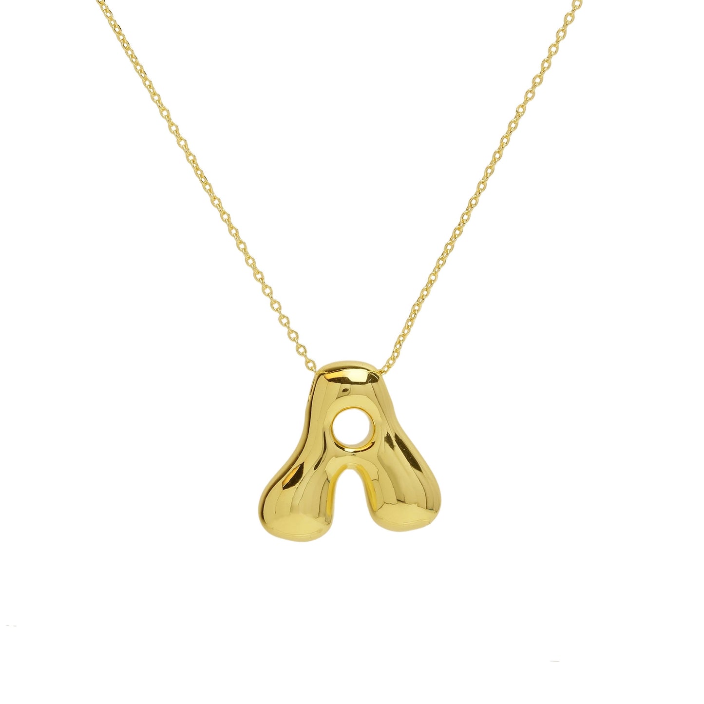 Waterdrop Initial Necklace